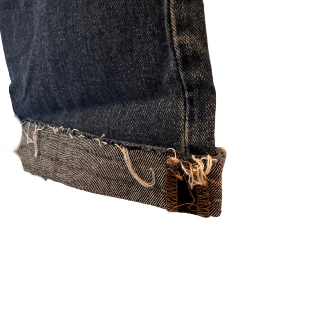 Madewell Retro Crop Bootcut Jeans Women's Size 25 Dark Wash Denim Raw Hem NWT - Picture 6 of 6